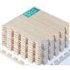 12 X 12" INTERLOCKING EXERCISE MATS - LIGHT WALNUT COLOR