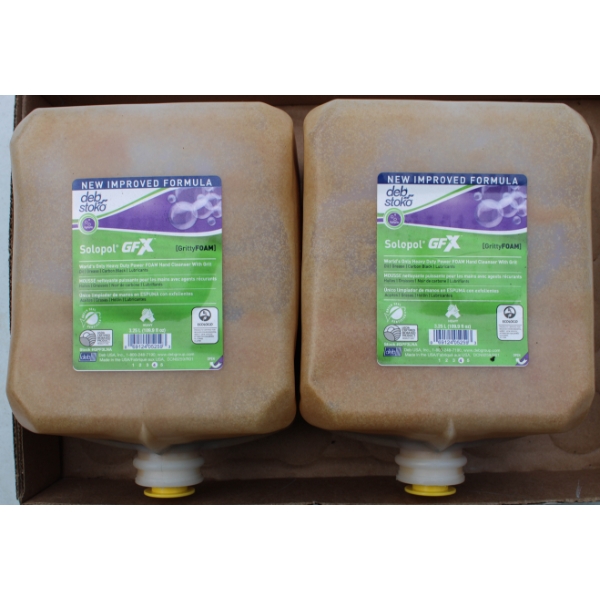 2 X 3.25L SOLOPOL GFX GRITTY FOAM HAND CLEANER