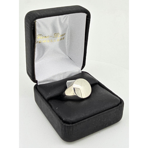 .925 SILVER ENGRAVABLE SIZE 9 MEN'S RING