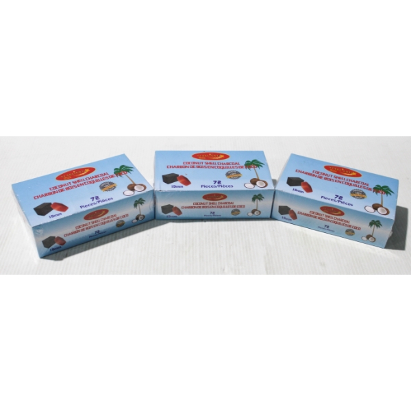 3 NEW STARLIGHT COCONUT SHELL CHARCOAL
