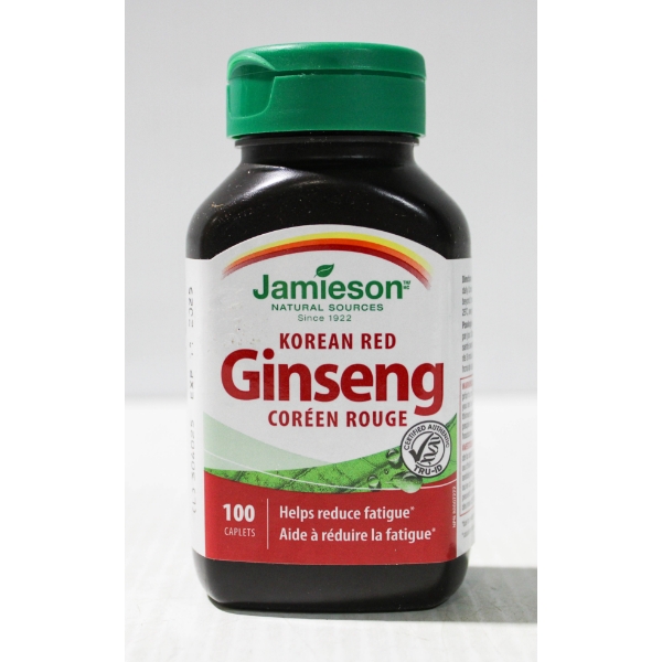JAMIESON KOREAN RED GINSENG - 100 CAPSULES