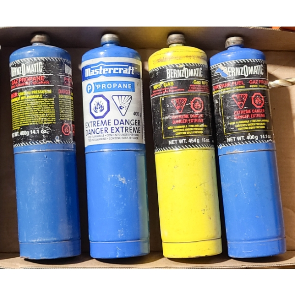 4 PROPANE CYLINDERS