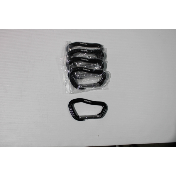 5 QUARANTINE 492 LBS CAP. CARABINERS - 4" - BLK
