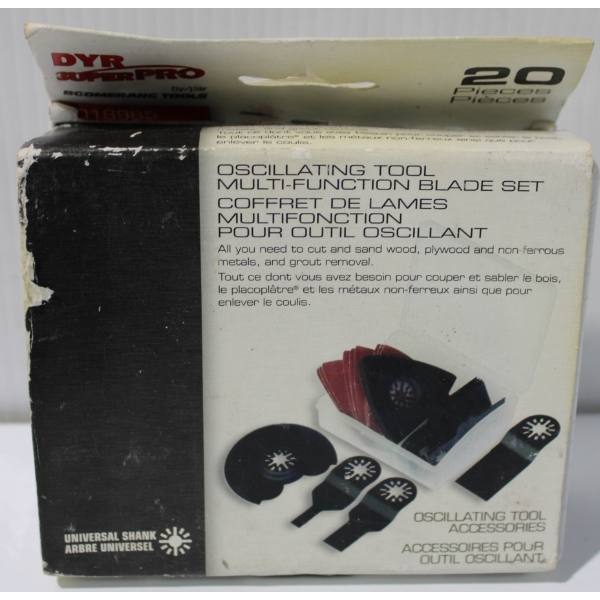 OSCILLATING TOOL MULTI-FUNCTION BLADE SET