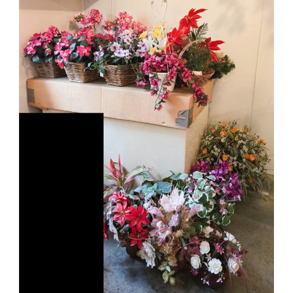 ARTIFICIAL FLOWER TABLE ARRANGEMENTS