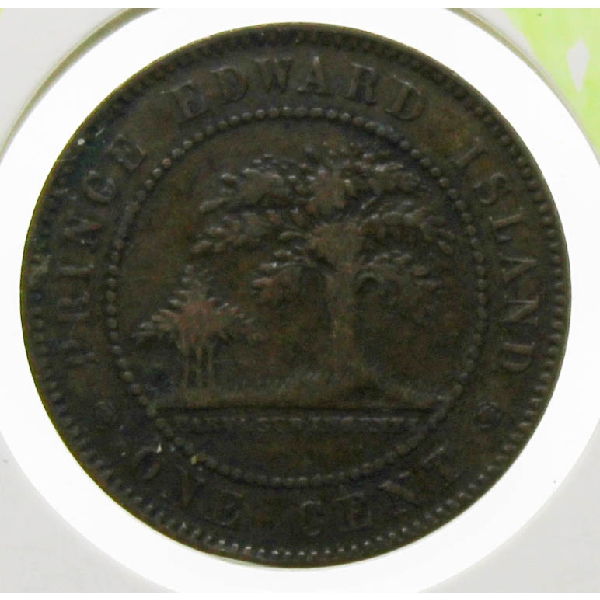 1871 PRINCE EDWARD ISLAND VICTORIAN LARGE PENNY