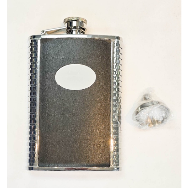 8 OZ NEW STAINLESS STEEL FLASK 