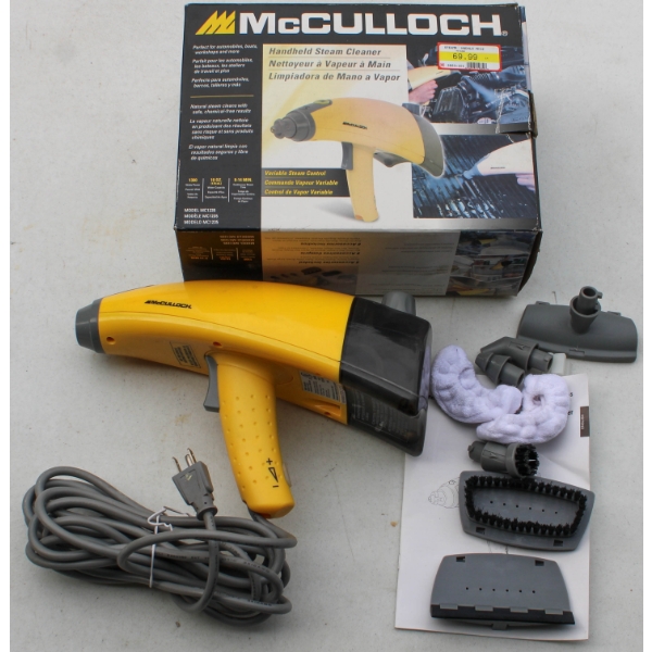 MCCULLOCH HANDHELD STEAM CLEANER