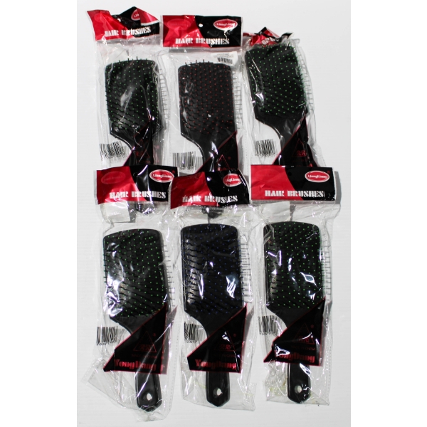 6 NEW HAIR BRUSHES