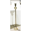 Image 1 : VINTAGE LANSHIRE CLOCK FLOOR LAMP W/ GLASS SHADE