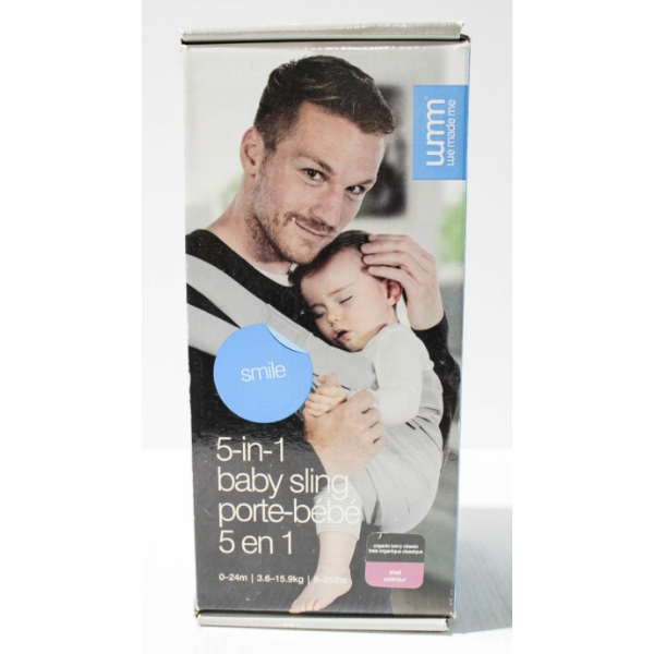 WMM 5-IN-1 BABY SLING - 0-24 MONTHS - ORGANIC BERRY