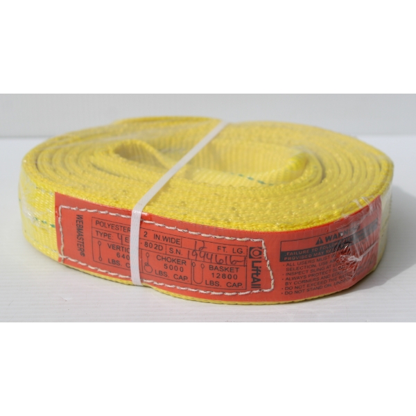 NEW WEBMASTER LIFTALL 2" X 12" CHOKER/BELT SLING
