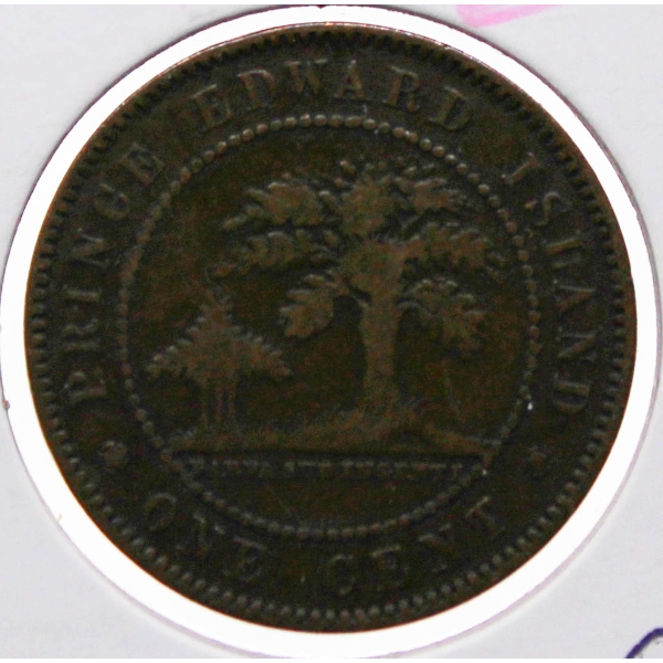 1871 PRINCE EDWARD ISLAND LARGE PENNY
