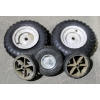 Image 1 : 5 ASSORT. UTILITY CART WHEELS