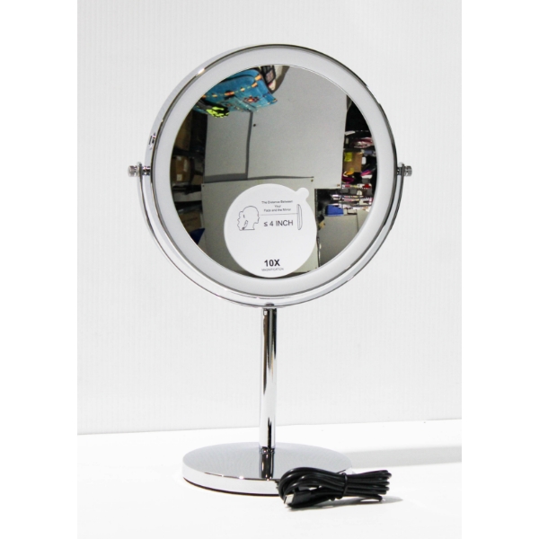 8" LED LIGHT-UP MAKEUP MIRROR 