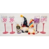 Image 1 : NEW 21ST BIRTHDAY WINE GLASSES & GLASS W/ORIGINAL BXS