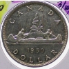 Image 1 : 1950 CANADIAN VOYAGEUR SILVER DOLLAR