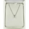 Image 1 : 14K WHITE GOLD DIAMOND PENDANT