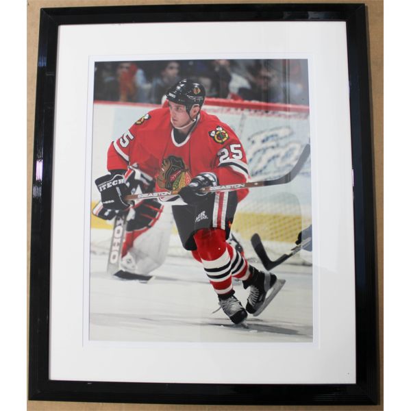 FRAMED CHICAGO BLACKHAWKS #25 WALL ART