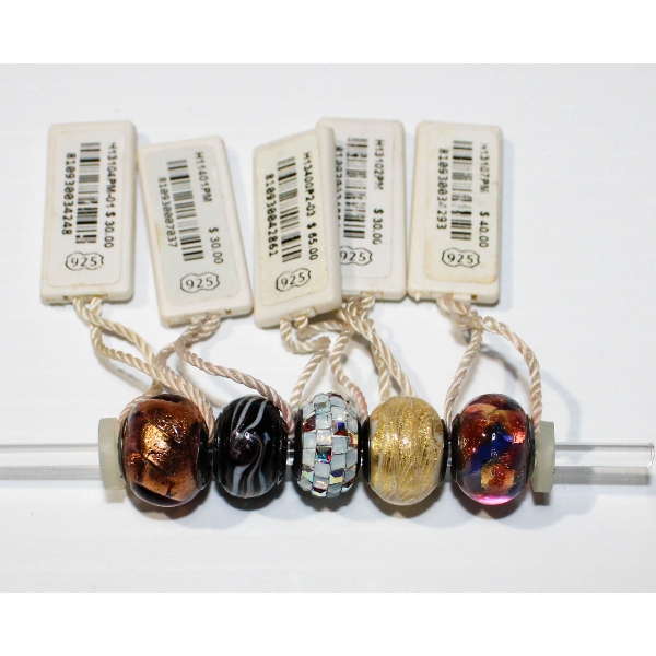 5 PERSONA .925 BRACELET CHARMS - MULTICOLOR ETC.
