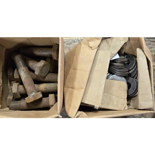 ASSORT. LARGE BOLTS AND WASHERS