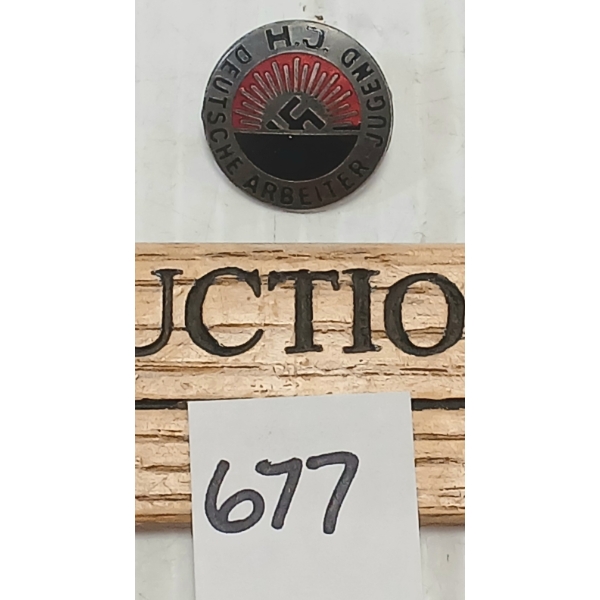  HITLER YOUTH HJ BADGE