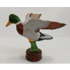 Image 4 : FOLK ART CARVED MALLARD BY O. BOUDREAU