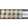 Image 2 : LOT OF 10 - 1958 CDN 10 CENT COINS