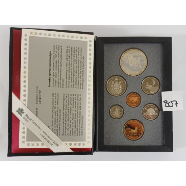 1992 RCM DOUBLE DOLLAR PROOF SET