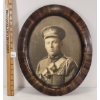 GUNNER FRANCIS LUNDY OVAL FRAMED PORTRAIT