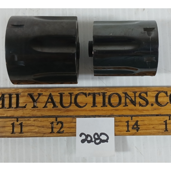 LOT OF 2 - .38 SPL / .357 MAG CYLINDERS
