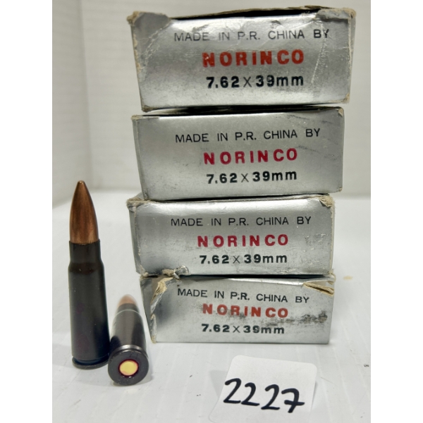 AMMO: 80X NORINCO 7.62X39 MM - FMJ