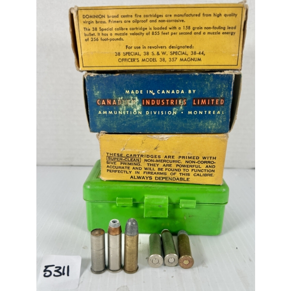 AMMO: 194X MIXED .38 SPL - RELOADS
