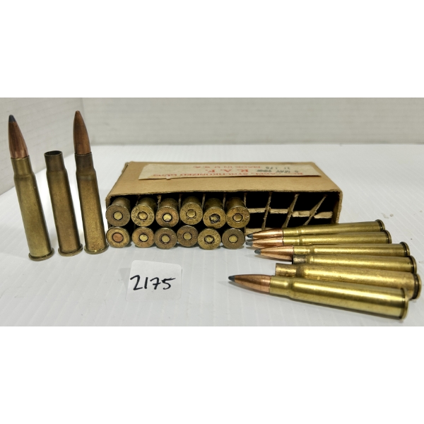 AMMO / BRASS: 18X LIVE &3X BRASS MIXED .303 BRIT - FMJ & SP