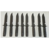Image 3 : LOT OF 8 - SURVIVAL KNIVES W/ SHEATHS