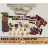 Image 1 : QTY OF STAR MINI MEDALS & RIBBON BARS
