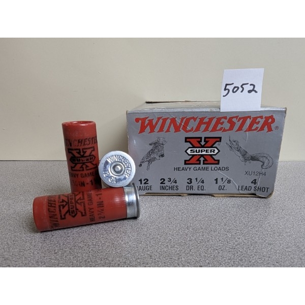 AMMO: 21X WINCHESTER 12GA - 2-3/4 - 1-1/8OZ #4 LEAD