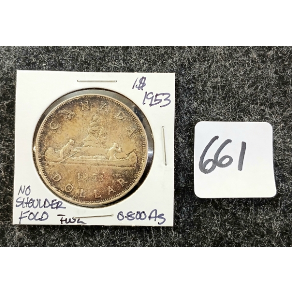 1953 CDN SILVER DOLLAR