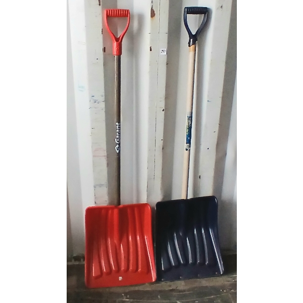 LOT OF 2 - RONA & GARANT SNOW SHOVELS