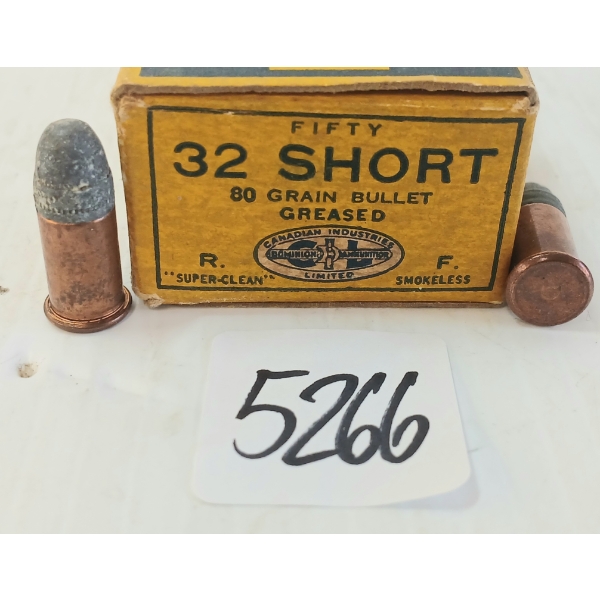 AMMO: 50X C.I.L. .30 SHORT - 80GR