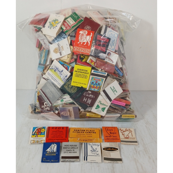 QTY OF ADVERTISEMENT MATCHBOOKS - INCL GOLDEN GRIDDLE, CHEF'S, PLANTERS BACKPORCH, ETC