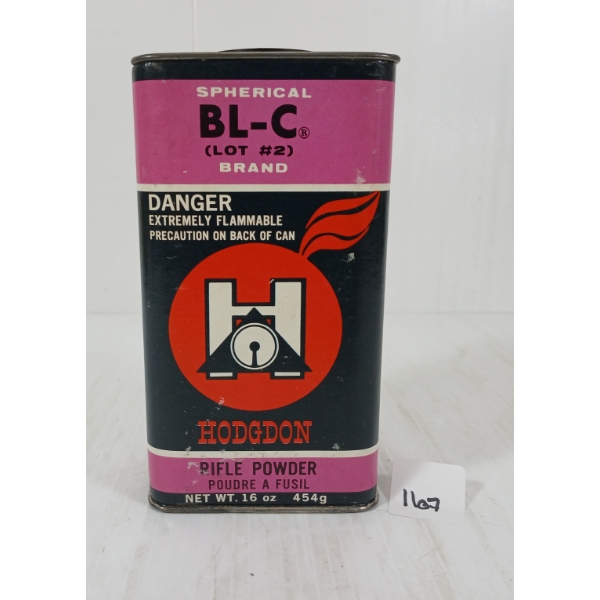 POWDER: HODGDON SPHERICAL BL-C RIFLE POWDER - 16OZ