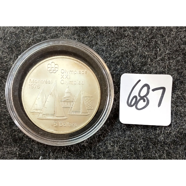 1976 CDN $5 SILVER COIN