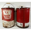 Image 3 : LOT OF 2 - WHITE ROSE CANS - 5 GAL 