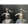 Image 8 : LOT OF 2 - POLANSKY & CARL SCHULTZ - CLEAR ACID-ETCHED - 26OZ SELTZER BOTTLES