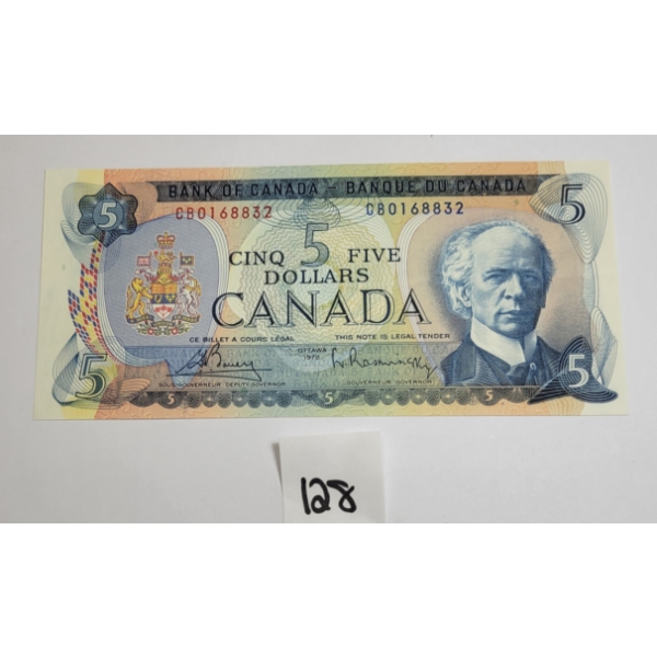 1972 CDN $5 BANKNOTE