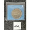Image 2 : 1965 CDN SILVER $1 COIN - CCCS GRADED - AU-50