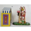Image 4 : LOT OF 2 - JW TIN WIND UP FERRIS WHEEL & SANKYO LITTLE CLOWN MUSIC BOX