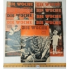 Image 1 : LOT OF 9 - 1936-1937 "DIE WOCHE" GERMAN MAGAZINES