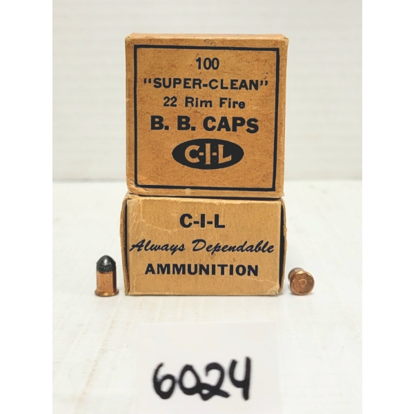 AMMO: APPROX. 190X CIL .22 RF B.B. CAPS